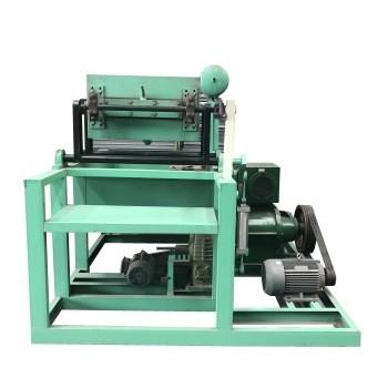 China Blue Paper Plate Manufacturing Machine , Disposable Plate Making Machine For Egg Tray for sale