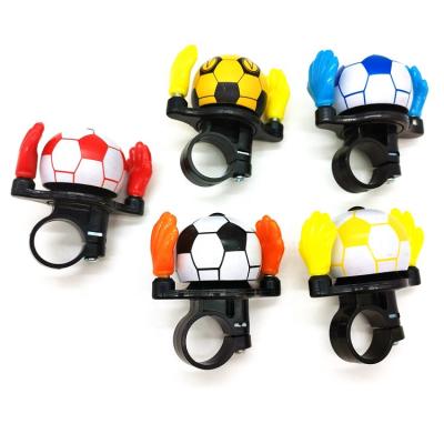 China Funny Bike Decoration Football Bicycle Ring Alarm Bike Bell For Kids Scooters for sale