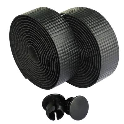 China Carbon Fiber Bicycle Handlebar Anti-Slip Wrap Racing Shock Leather Non-Slip Handlebars Wrapped With Straps for sale