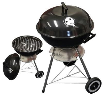 China Outdoor Mini Portable Charcoal BBQ Grill Smoker Kettle Barbecue Grill Adjustable Size Good Prices for sale