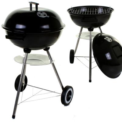 China Good Price Mini Portable Charcoal BBQ Grill Smoker Adjustable Outdoor Kettle BBQ Round Size Grill for sale