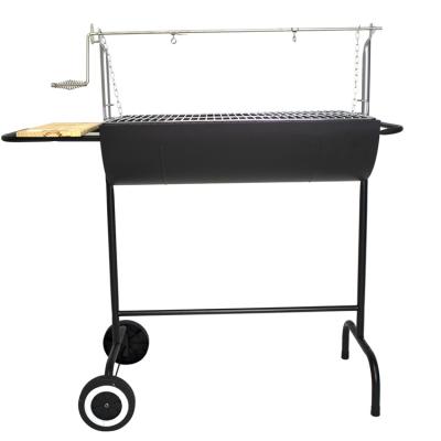 China Adjustable Hot Sale Professional Charcoal BBQ Grill Size Outdoor Camping Grill Set for sale