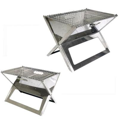 China Height Adjustable Folding Notebook Stainless Steel Portable Charcoal BBQ Grills for sale