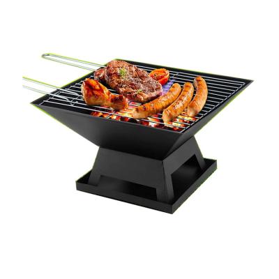 China Easily Assembled Outdoor Garden Barbecue Grills Square Fire Pits For Outdoor Garden Lounge for sale