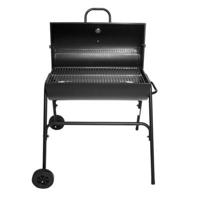 China Heavy Duty Adjustable Height Oil Drum Grill Charcoal Barbecue Brazil Barrel Grill Barbecue For Outdoor Use for sale