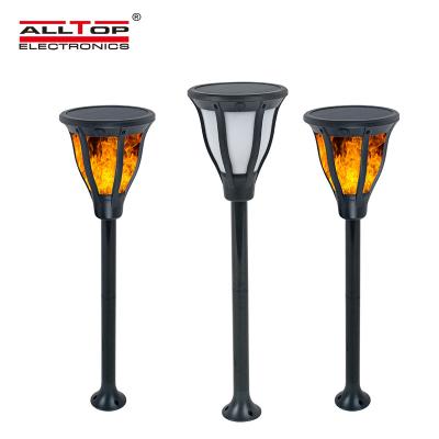 China ALLTOP Garden Warm Glow Outdoor Garden Lighting IP65 Housing ABS 2w Led Solar Garden Flame Light for sale