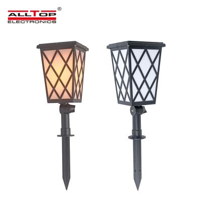 China ALLTOP High Quality Waterproof Outdoor ABS IP65 Garden Torch Lawn Lamp 3w Solar Led Garden Light for sale