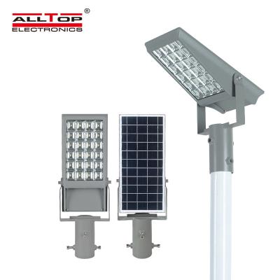 China ALLTOP ip65 adjustable aluminum villa waterproof 8w 12w all in one garden solar led light for sale