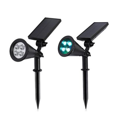 China Garden ALLTOP China Manufacturer ABS IP65 Waterproof 4w Outdoor Solar RGB Landscape Lawn Light LED Garden Light for sale