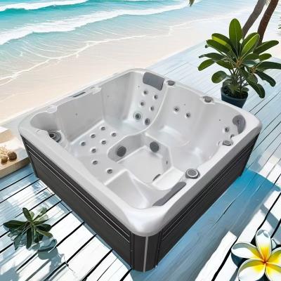 China Outdoor Garden Villa In-Ground Whirlpool Hot Tub Acrylic Massage Spa Tub For Better Comfort for sale