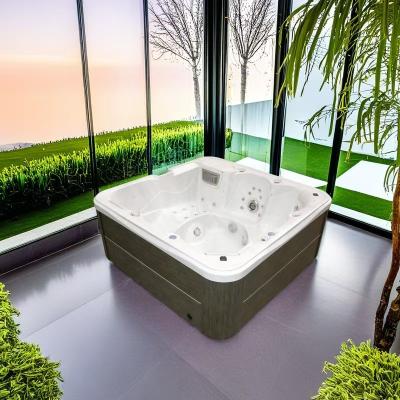 China Acrylic Whirlpool Spa Tub 6 Person Outdoor Massage Hot Tub for Family Lesure Party for sale