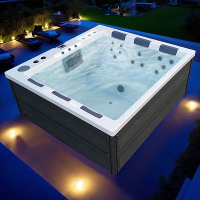 China Customized Acrylic Massage Bathtub Family SPA Pool  Energy-saving and Anti-Freeze Hot Tub for sale