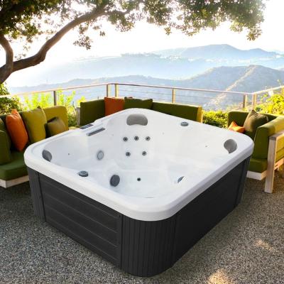 China Modern Acrylic Outdoor Freestanding Whirlpool Spa Massage Bathtub for sale