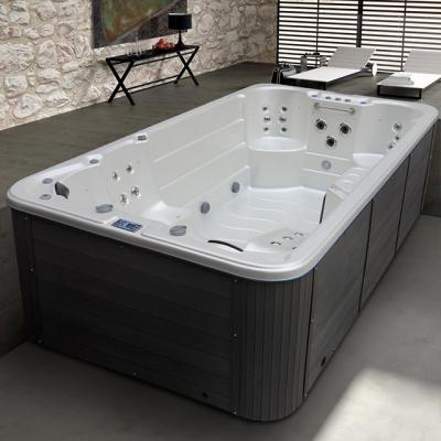 Κίνα Acrylic Outdoor Swim Spa λίμνη με τη ασύρματη τεχνολογία Bluetooth και το ασύρματο ηχητικό σύστημα προς πώληση