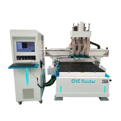 China 1525 Door High Precision Pneumatic ATC 4 Axis Woodworking CNC Router Furniture for sale