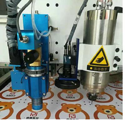 China Oscillating Knife Cutting Machine CCD Wood Plastic CNC Engraving Router for sale