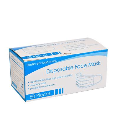 China Recyclable Wholesale Customized Logo Health Care Mask Box Packaging Boxes For Face Mask Sheets for sale