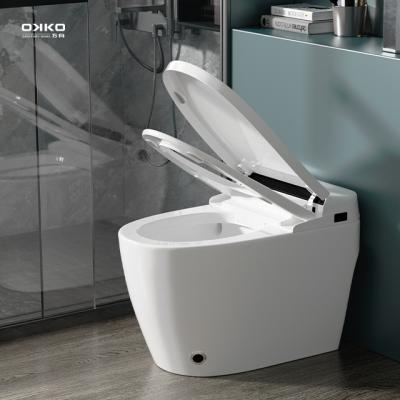 China Wholesale Luxury Modern Sanitary Ware Automatic Ceramic One Piece Automatic Operation Smart Toilet for sale