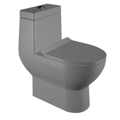 China Double-flux Widely Used Modern Sanitary Ware Round Shape Luxury Ceramic Color Chinese Toilet for sale