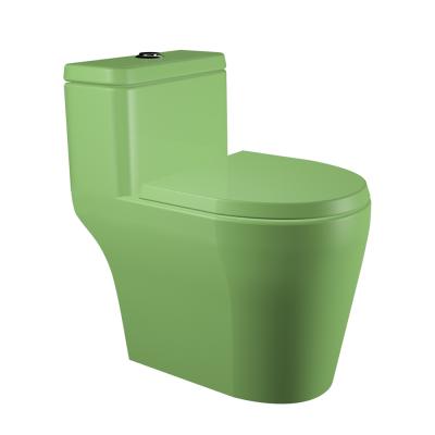 China 2021 Factory Supplier Luxury Modern Sanitary Ware Ceramic Green Double-flush China Cheapest Toilet for sale