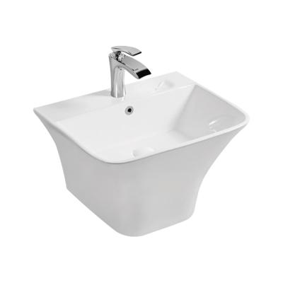 China Chaozhou design modern rectangular odern sanitary ware basin supplier Chaozhou design wall hung basin for sale