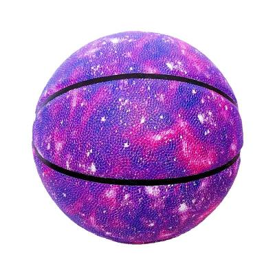 China Goods Customize Your Own Logo Basketball Ball Basketball Leather Compound Moisture Absorbing PU Basketball for sale