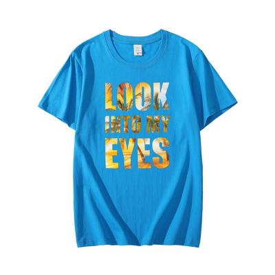 China Custom Anti-Wrinkle Your Design Logo And Size High Quality Screen Printing T Shirt For Man for sale