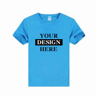 China Anti-wrinkle Giftin' 100% Polyester Design Your Own Full All Over Print Sport Running T-shirt Custom Sublimation T-Shirt for sale