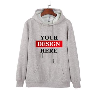 China Anti-wrinkle sweater men's pullover sweater autumn and winter men's and women's pullover hoodies solid color hooded sweater new for sale