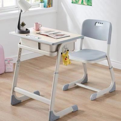 China Modern High Quality Student Desk and Chair School Furniture Student Table Classroom Reading Table and Chair for Kids Student for sale