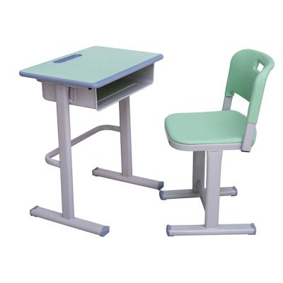 China Cheap Plastic Adjustable Fixed Height Design Student Desk And Chair School Study Table Chair Office Set Plastic And Chair Set Size School Furniture for sale