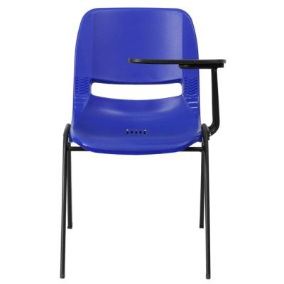 China Contemporary Wholesale Ergonomic Mesh Folding Chair Contemporary Wholesale Fabric Office Stackable Folding Training Chairs With Notepad for sale