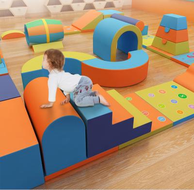 China Traditional Kids Party Colorful Soft Play Set Kids Play Set Soft Climber Equipment for sale