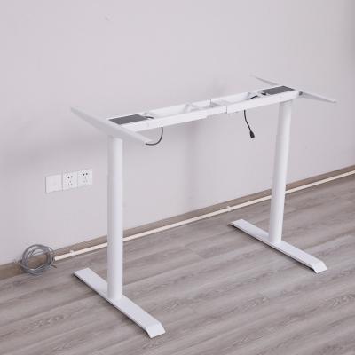 China Factory Direct Selling Good Quality Double Motor Height Electric Adjustable Desktop View (Waist) Bamboo Top for sale