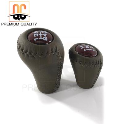 China Leather 500 Sets In Stock Real Leather Car Gear Knob For LC70-79 Pick Up Land Cruiser 1975-2022 for sale