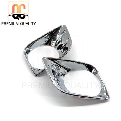 China Chrome Fog Lamp Cover Decoration Luxury Car Exterior Accessories For LC150 Land Cruiser Prado FJ150 2010-13 for sale