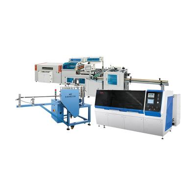 China One-button controlling Hengchengxiang 900mm automobile heat sensitive paper elephant slitting rewinding machine with heat shrink wrapping for sale