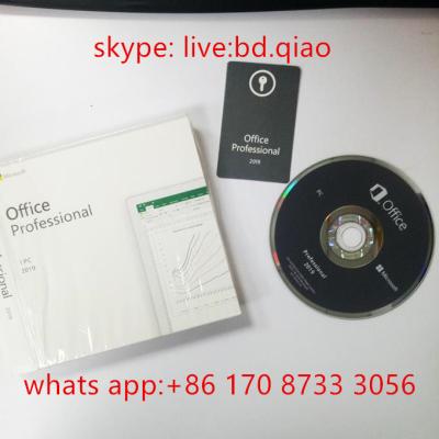 China Lifetime Warranty MS Office Professional 2019 Retail Box DVD Online Activation for sale