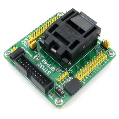 China MCU Programming and Testing New STM32-QFP48 , Programmer Adapter 0.5mm MCU Testing Socket for sale