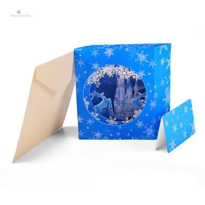 China Europe Customize Flat Folding Round Empty Decorative Christmas Gift Boxes for sale