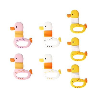 China Reusable Baby Teething Toys Food Grade Baby Teether Soft Toy Hand Teethers for sale