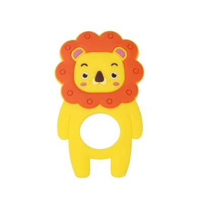 China Non-Toxic Hot Silicone Baby Teethers Cartoon Animals Cute Baby Teether Silicone for sale