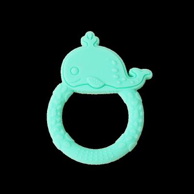 China 100% Eco-friendly Chew Toy Silicone Baby Teether Kits Silicone Marine Animal Teethers Teething Toys For Babies for sale