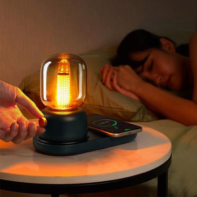 China New-designed Kids Sleep Lights Bed Wireless Night Light Lamp with Phone Fast Charger for sale