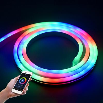 China Waterproof IP67 LANDSCAPE APP 40keys IR RGB LED Smart Remote Control Custom Neon Flex Light for sale