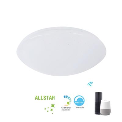 China Modern Room Lamp 60W 4200lm Dimmable Mobile Phone Voice Control Wifi Smart Ceiling Light for sale