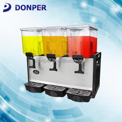 China Donper Kuxue Agitator Beverage Dispenser Price DKX15x3 3 Cold Bowl Prices 15Lx3 12 Liter 15L for sale