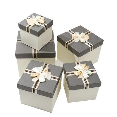 China Recyclable Custom Multifunctional Printing Kraft Paper Birthday Jewelry Flower Gift Packaging Box for sale