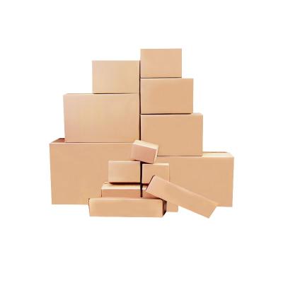 China Factory Direct Sales Recyclable Kraft Paper Convenient Cardboard For Express Mail Packing for sale