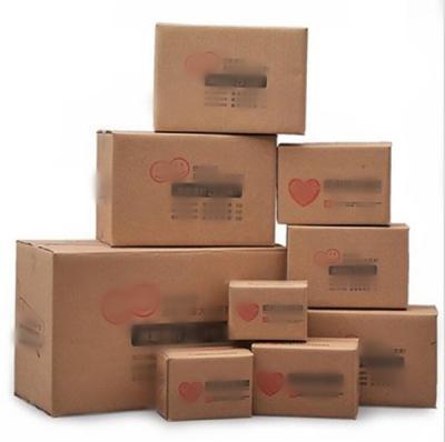 China Recyclable Custom Logo Printing 3 Ply 5 Ply Corrugated Packaging Cardboard Paper Box Shipping Boxes for sale